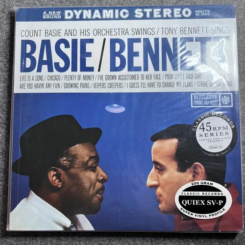 COUNT BASIE AND HIS ORCHESTRA SWINGS - TONY BENNETT SINGS 