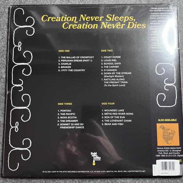 Creation Never Sleeps, Creation Never Dies: The Willie Dunn Anthology 