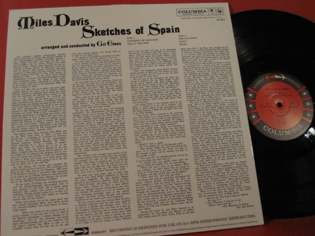 SCETCHES OF SPAIN - ARRANGED AND CONDUCTED BY GIL EVANS 