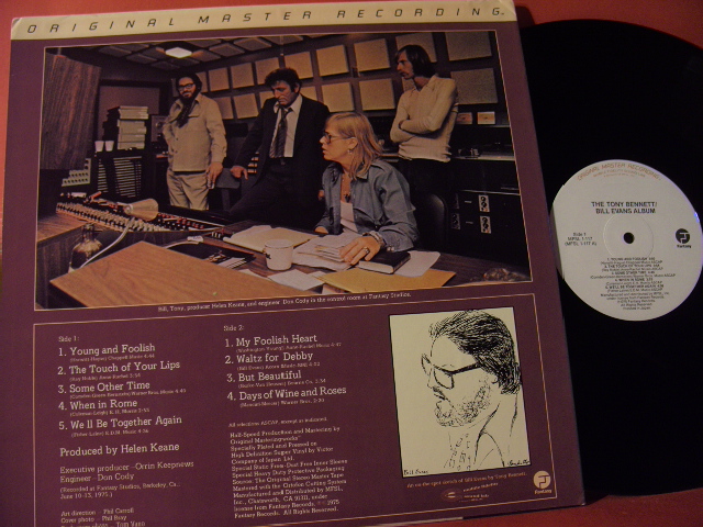 TONI BENNETT & BILL EVANS ALBUM 