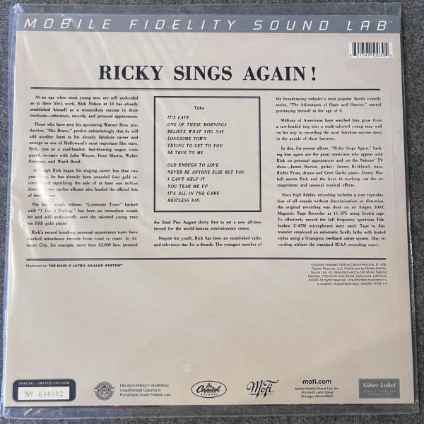 RICKY SINGS AGAIN 