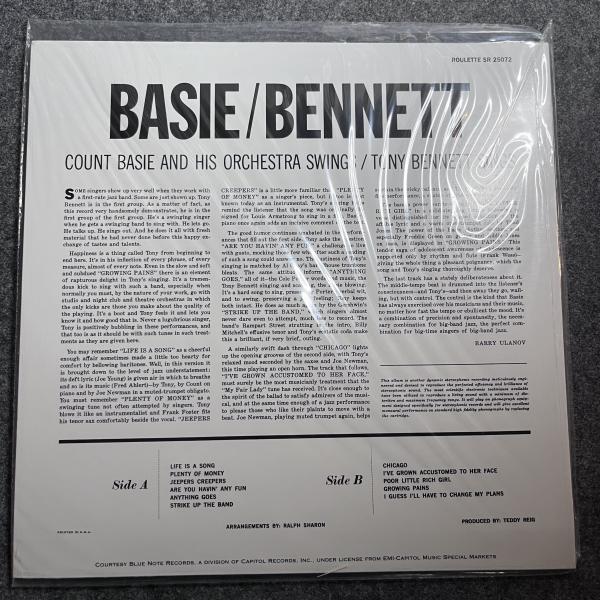 COUNT BASIE AND HIS ORCHESTRA SWINGS / TONY BENNETT SINGS 