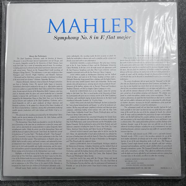 MAHLER-THE SYMPHONY OF A THOUSAND-SYMPHONY No.8 